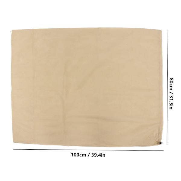 Plantedeksel Lav Temperaturbeskyttelse Lett Kald Beskyttelse Gjenbrukbar Buskjakke Dekker for Tomater Blomster 80x100cm