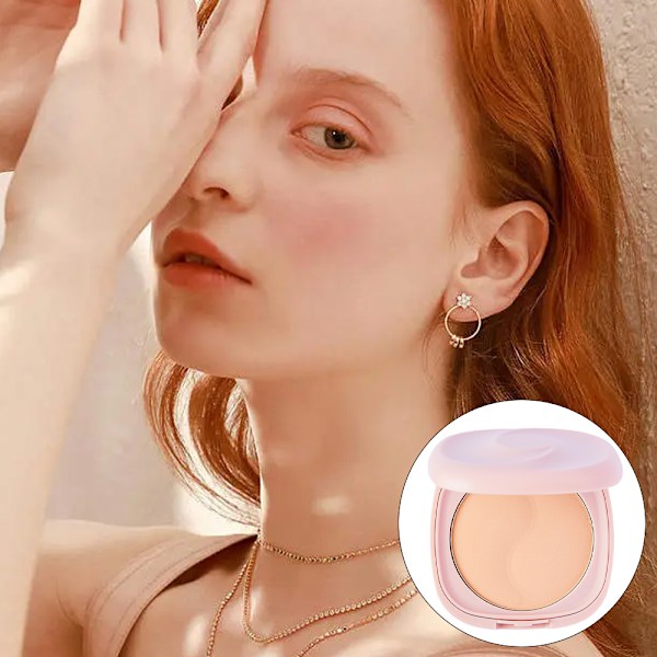 Makeup Palette Puder, Lätt & Transparent Täckning Vattentät Talkfri Ansikte