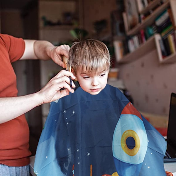 Børne Hårklippeskåbe Vandafvisende Barber Kappe Dække, Hårklipning