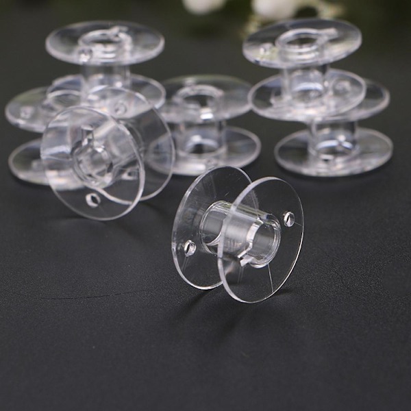 Spolar, transparent, 10-pack