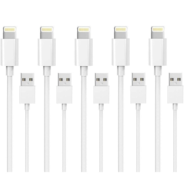 Lightning Laddare 5-Pack 1M iPhone
