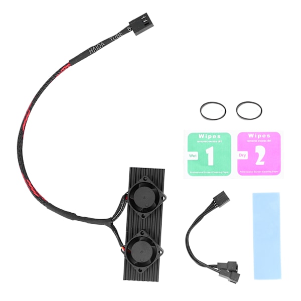 Värmekylare med kylfläkt SolidState Radiators för stationära datorer ngff nvme SATA3