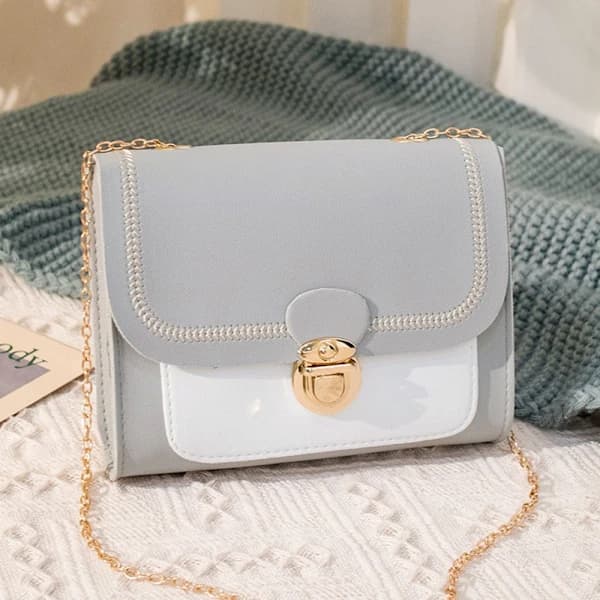 Mini Crossbody Tasker Dame Skuldertaske LYSEGRÅ Lysegrå