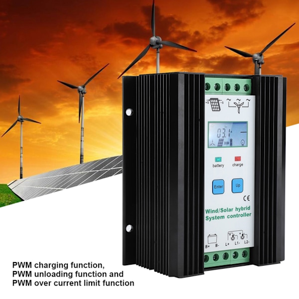 Wind and Solar Energy Hybrid Controller Digital Intelligent Control Boost Charging Regulator