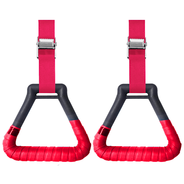2 st Gymnastikringar med Justerbara Spännen Professionella Fitnessringar med Halksäkra Svettabsorberande Handtejp Perfekt för Träning