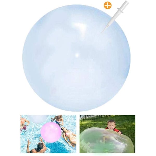 Bubbelbollar, vattenbollbubbla, bubbelboll, vattenfylld interaktiv, 120 cm diameter bubbelboll, tålig, mjuk gummiball, bubbelboll