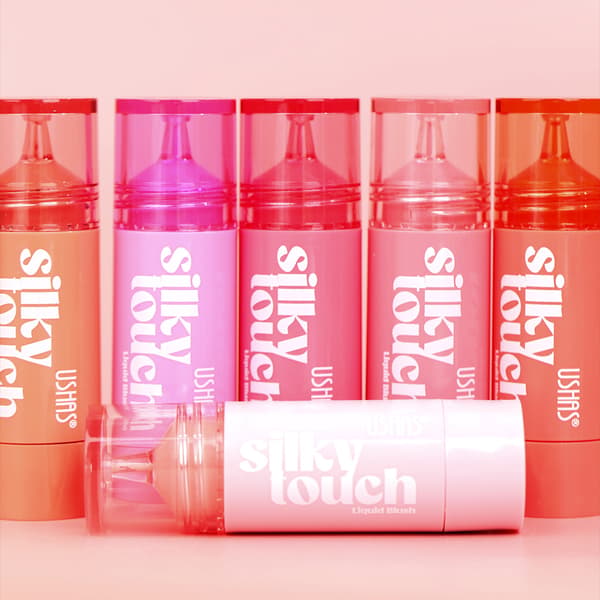 6-farvet naturlig flydende blush