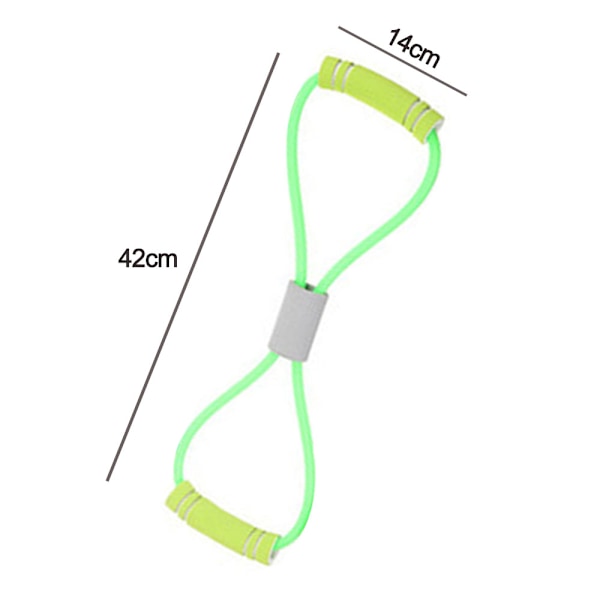 Hemmagym Toner Yoga Motståndband Expander Stretch Rep 8-Formad Motståndsträningsband Fitnessband Gummistropp 2-Pack