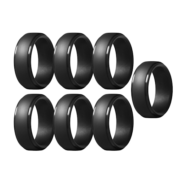 7 stk silikonringer, herresport ring for utendørs