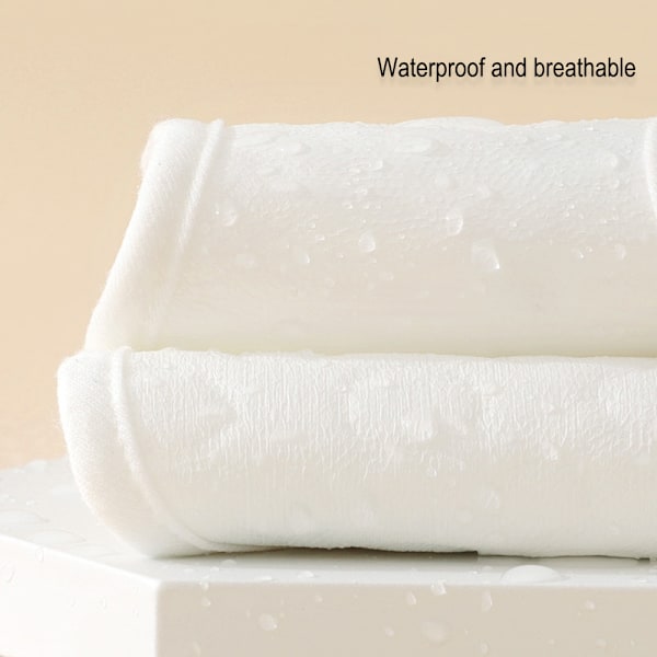 4-lagers Petal 360 Babyhaklapp Nyfödd dregel och tandspottning ren bomull hypoallergen pull-on babyhaklapp