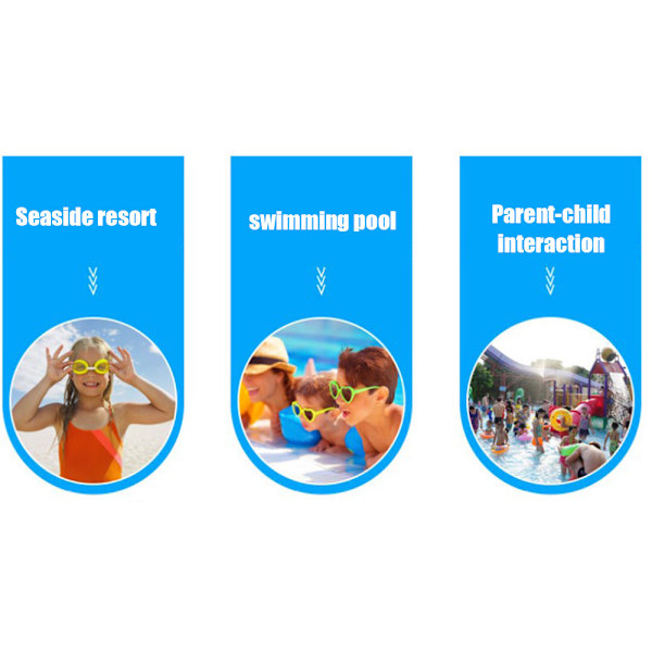 Svømmevinger til Børn og Voksne Pool Svømme Ring Svømmetube Sommer Strandfest Dekoration
