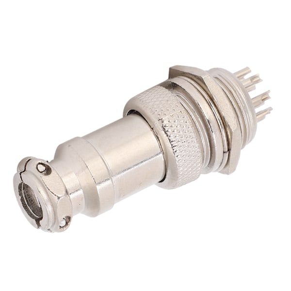 5 st Aviation Plug Connector Han- och Honkontakt Trådpanel Ström Chassi Metallbeslag GX16 16mm 450V9pin