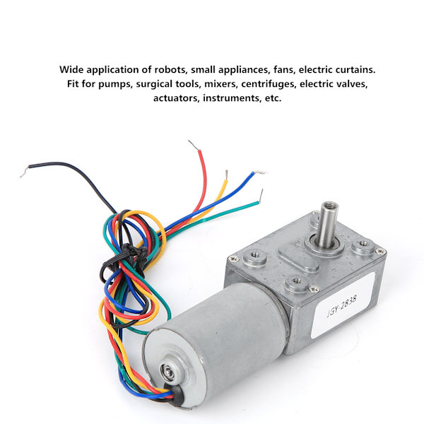 12V 24V Maskmotor Borstlös Motor Låg Ljudnivå Elektriska Tillbehör Hög Vridmoment