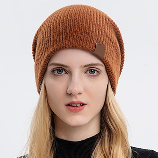 2 stk sammenleggbare ullstrikklue, unisex, egnet for høst, par, foreldre og barn, bruk når du går ut sammen