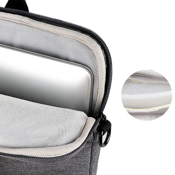 Laptopveske Vannbestandig Laptop Sleeve-etui med skulderstropper & håndtak/Bærbar datamaskin