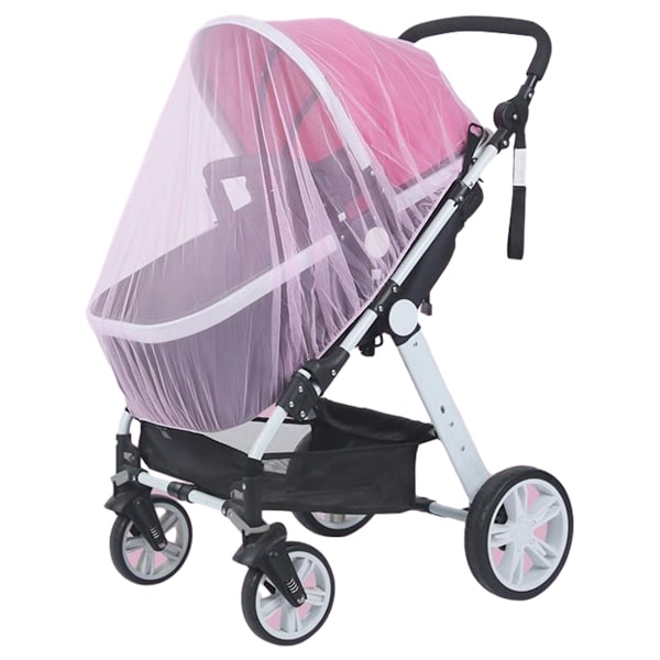 Myggnät för barnvagn - 3-pack Hållbart Myggnät för Barnvagn - Myggnät för Barnvagnar, Vaggor, Spjälsängar, Lekhagar och Bärbara Minispjälsängar
