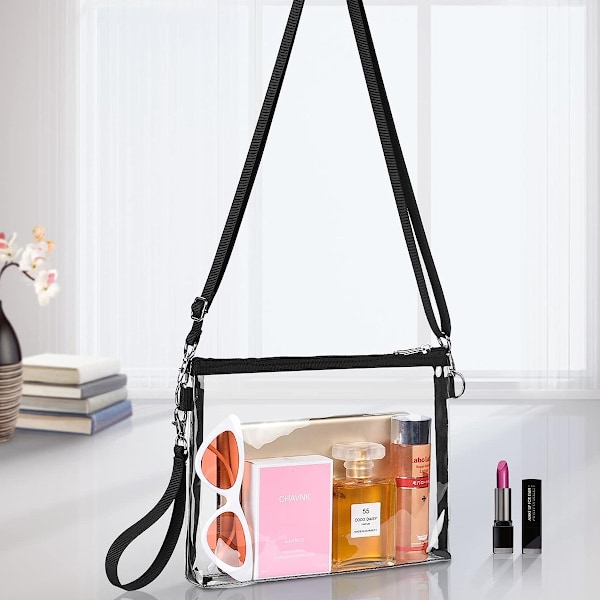 Klar Crossbody Taske Stadion Godkendt Klar Tote Taske til Arbejde Koncert Sport