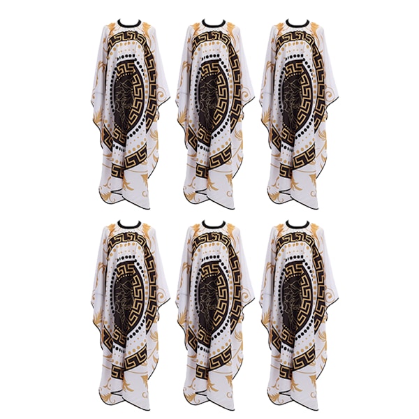 Frisörkapp, Stor Hårsäkerhetskapp Salongskapp med Justerbar Knapp för Vuxna, Frisörtillbehör Bra för Frisörer, 140 x 160 cm (Vit)