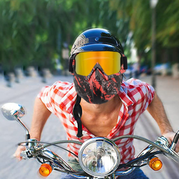 Maskglasögon, motorcykelglasögon, racingglasögon, motorcykel offroad-glasögon