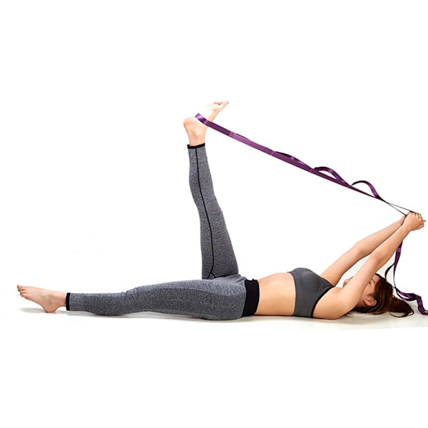Yogastrap, Stretchband, Rehab, Multi-Loop Strap, Icke-elastisk Träningstrap för Pilates, Dans