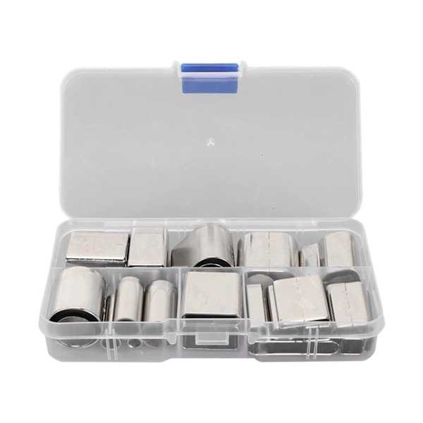 28 Formar Hollow Punch Cutter Set Rektangulär Högkolstål Läder Die Cutter Läderverktyg för Läder