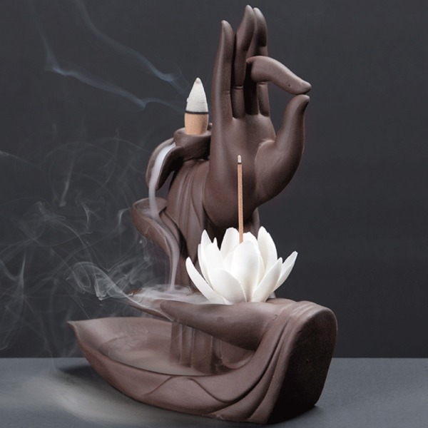 Unik Shape Zen Backflow Rökelsebrännare Keramisk Rökelsehållare