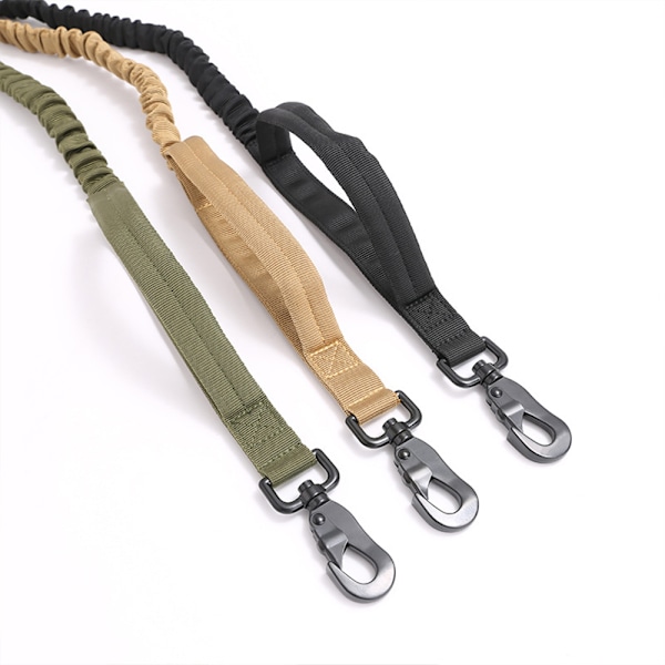 Militær hundekrave, taktisk hundekrave med 5 justerbare punkter og metal D-ring