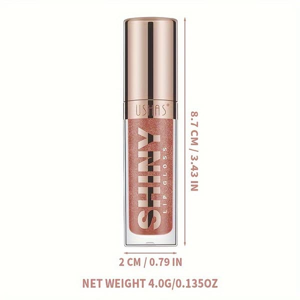 Lipgloss, udtværingsfri, vandfast, læbefarve, LG2494B