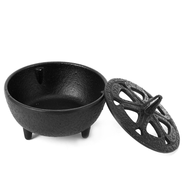 Cast Iron LotusShaped Incense Aromatherapy Burner for Home