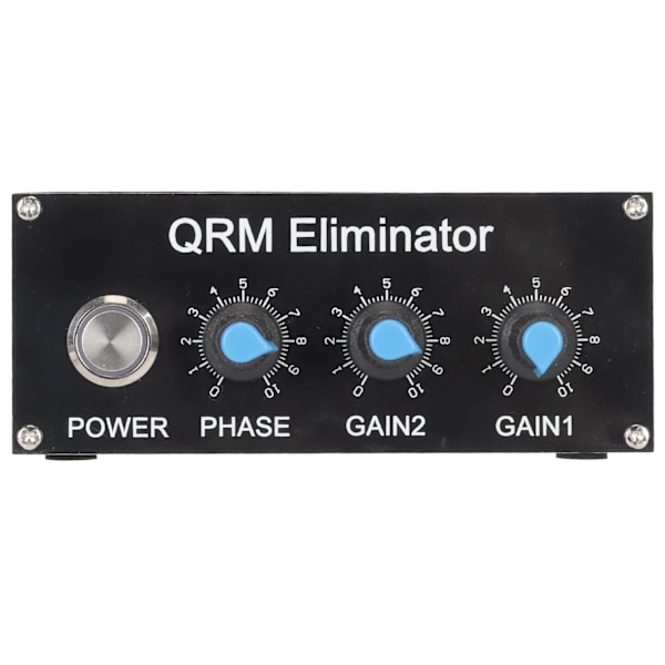 QRM Eliminator X Fas HF-band 1,8 MHz‑30 MHz Justerbar Inbyggd PTT-kontroll Aluminiumlegering Signalavbrytare