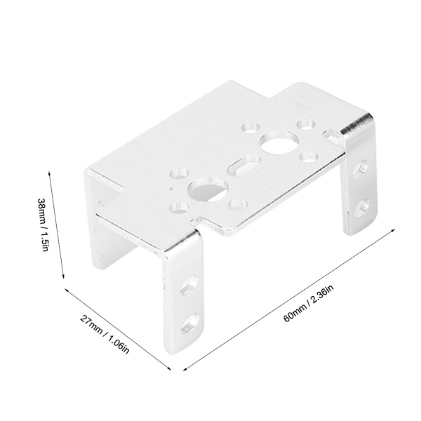 2-pack Standard Bracket Kit 7005 Aluminium 2mm Tjock Bracket Kit för Tetrixrobotics Pitsco Del