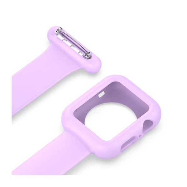 Apple Watch, 38/40/41mm, Skal, Sjuksköterskeklocka, Lila Lila