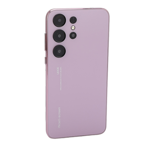 Smartphone 6.26 tum HD Drop Screen 4GB RAM 32GB ROM 8MP och 21MP Kamera MTK6580 Ansiktsigenkänning Mobiltelefon för Android 11 Lila