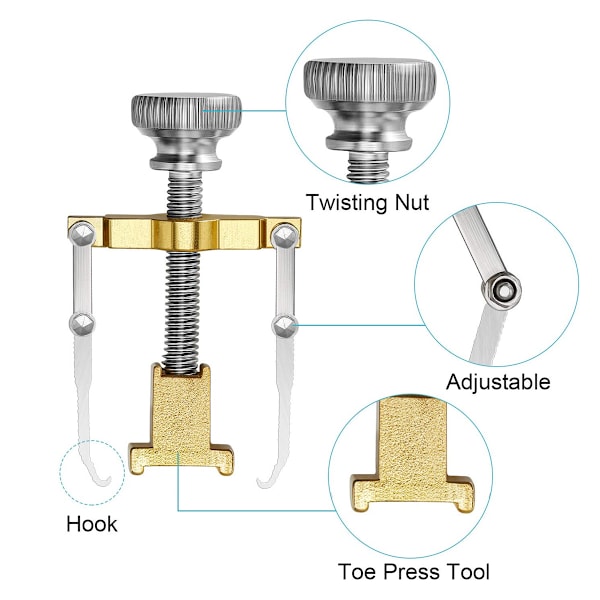 2 kpl Sisäänkasvaneen Kynnen Nostin Sisäänkasvaneen Kynnen Työkalu Varvaskiinnike Ruostumaton Teräs Jalkojen Hoito Työkalu Paronychiaa Varten
