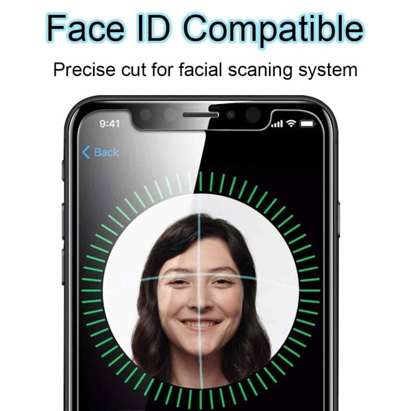 2 förpackningar - iPhone XR - skärmskyddare i härdat glas