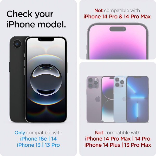 Sopii iPhone 13 Pro karkaistu lasi näytönsuojakalvo - 2 KPL