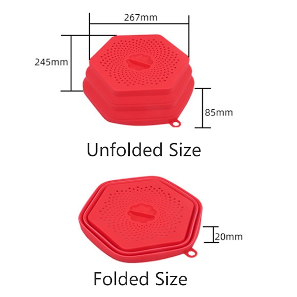 2 st ventilerat, hopfällbart mikrovågsstänkskyddat cover med grepphandtag, diskmaskinsäkert mikrovågsstänkskydd med ångventiler,