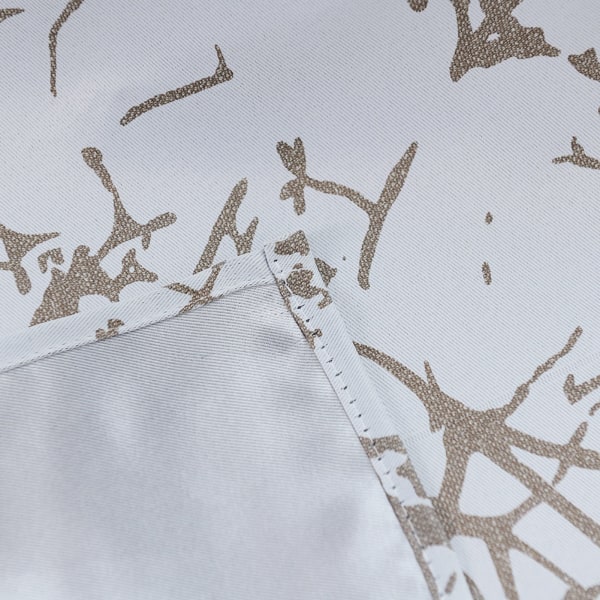 Trädgren Botaniskt mönster mörkare fönster Gardinvalans