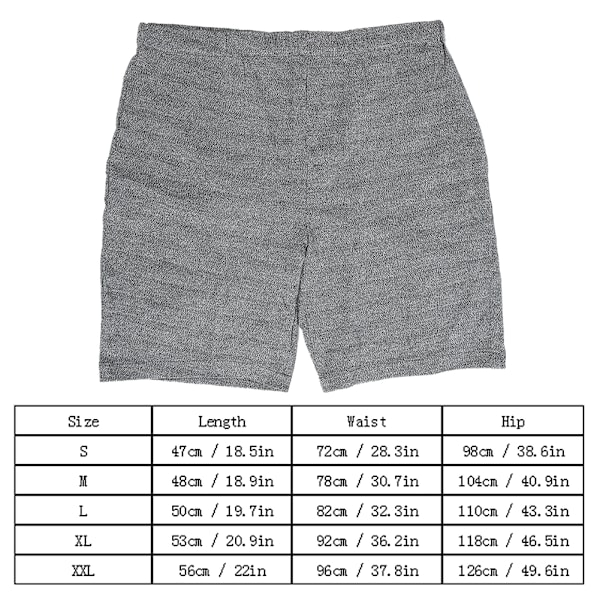 5:e Gradens Utomhus Män Anti-Skär Slitstarkt Skydd Byxor Ren Färg Shorts (XL)