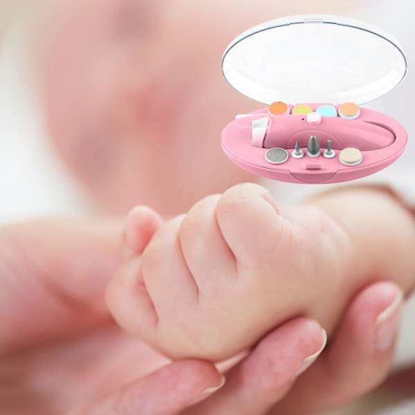 Elektrisk baby negltrimmer fil - Sikre neglklippere, for nyfødte småbarn barn eller kvinner