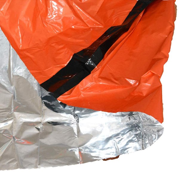 Nödsovsäck för överlevnad, Termisk Bivy-påse, Vattentät och Lätt, Mylar Bärbar Nylonpåse för Camping, Vandring och Äventyr