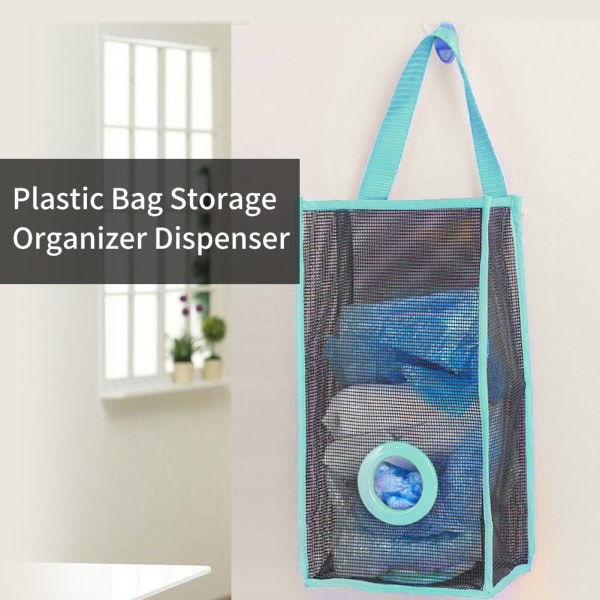 Plastpåse Förvaring Andas Mesh Papperskorgen Bag Kökshängande