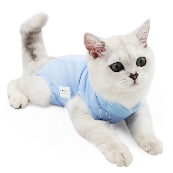 1 st petkläder Katt kastrering/sterilisering dräkt avvänjning postoperativ dräkt återhämtningsdräkt moder katt postoperativ rehabilitering