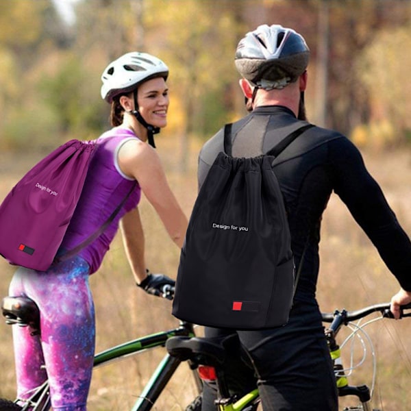 Ryggsäck med dragsko Gym Bag Sackpack String Sack Pack Bags