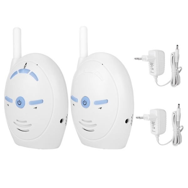 2,4 GHz Trådlös Digital Audio Babymonitor Nanny Intercom Kamera Elektronisk Alarm EU 100-240V