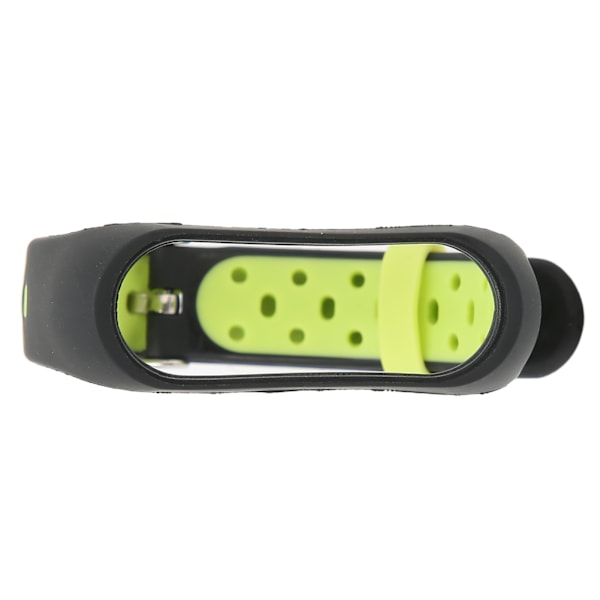 Smart Armband Smartwatch Armband Loop Armband Strap Tvåfärgad Anti-Förlust för Xiaomi Mi Band 6 5 NFC (Svart Grön)