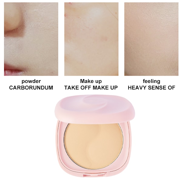 Makeup Palette Puder, Lätt & Transparent Täckning Vattentät Talkfri Ansikte