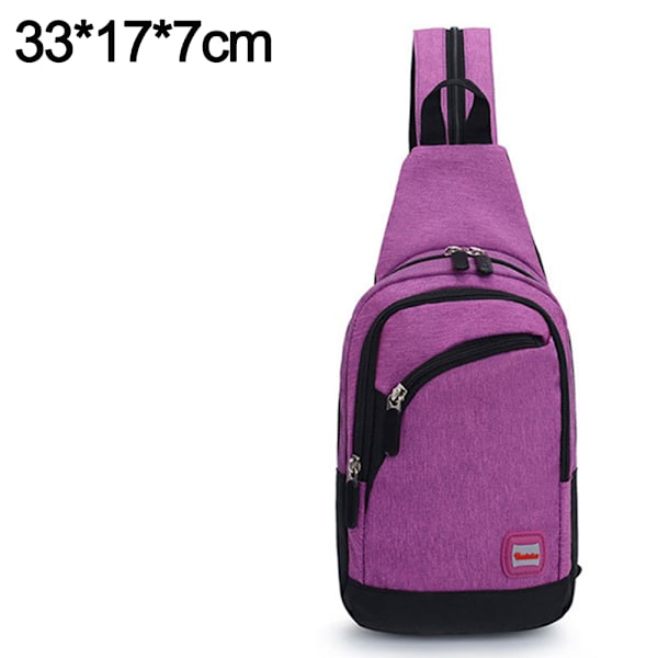 Slingväska Crossbody Ryggsäck Sling Ryggsäck Axelväska Casual Dagryggsäckar