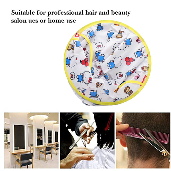 Børne Hårklippeskåbe Sammenklappelig Hårklippeskåbe Velegnet til Hjem eller Salon Stylist Hårklip