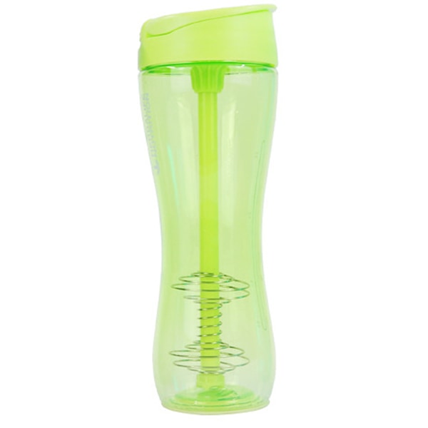Shakerflaska - Läckagesäker, Osplitterlig, Luktresistent, BPA-Fri Plast Hybrid Vattenflaska Shakerflaska